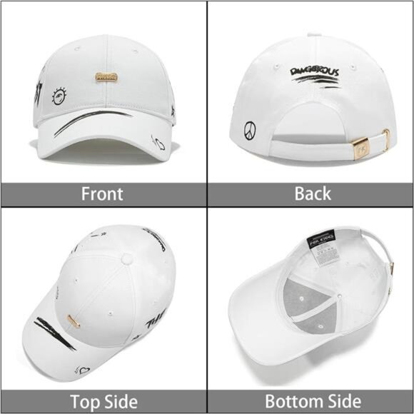 Unisex Trendy Graffiti Baseball Cap Adjustable Cotton Baseball Cap main image 4